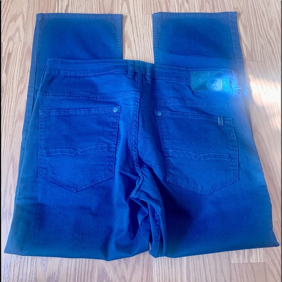 Buffalo David Bitton Slim Straight Stretch Pants - Picture 2 of 5